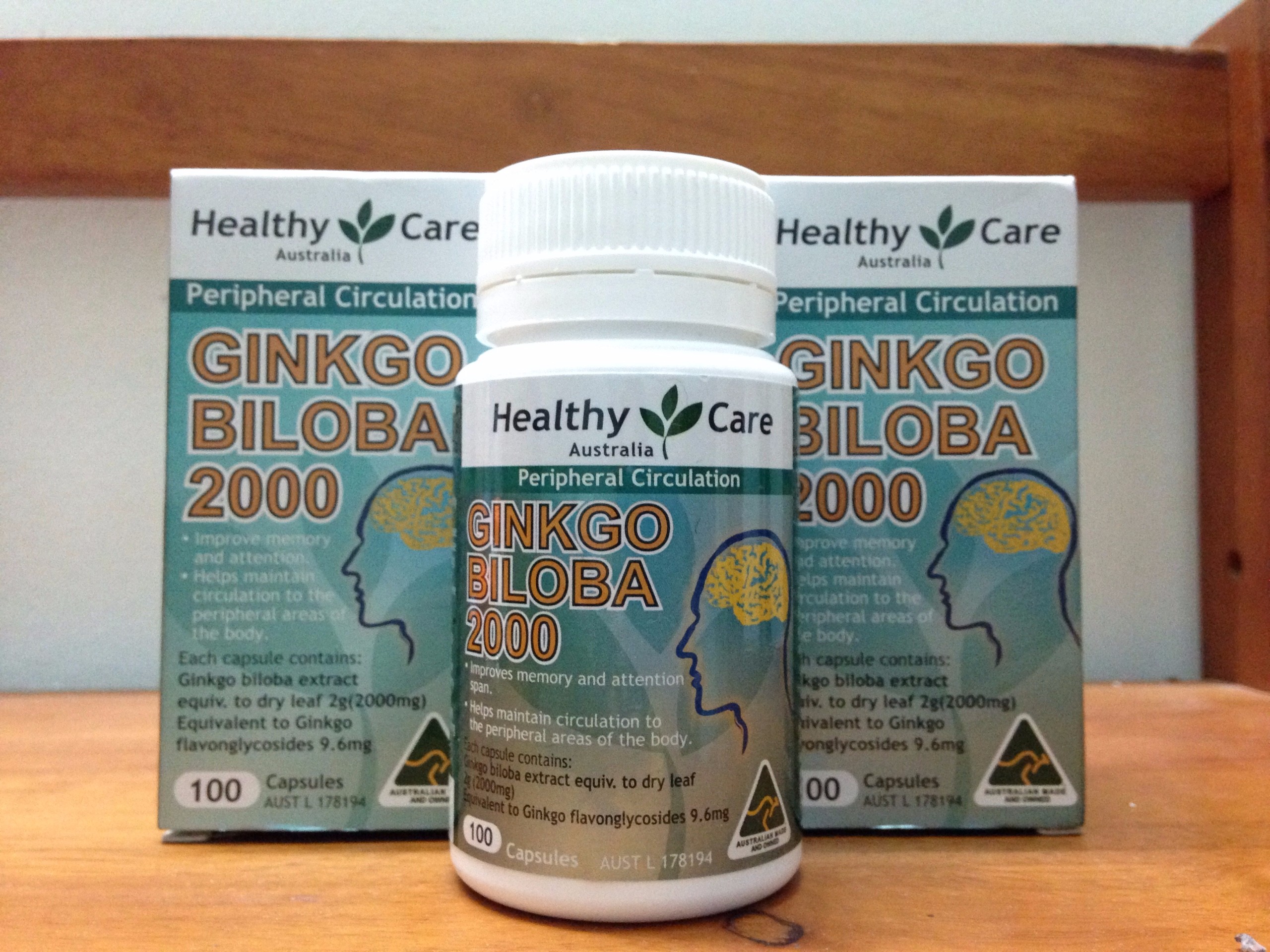 Thuốc bổ não Ginkgo Biloba Healthy Care 2000mg của Úc Review