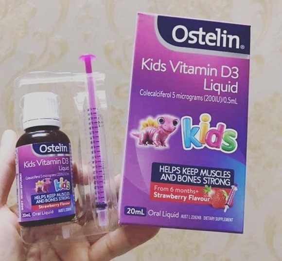 Ostelin Vitamin D Liquid của Úc (20ml) cho trẻ từ 6 tháng tuổi 2