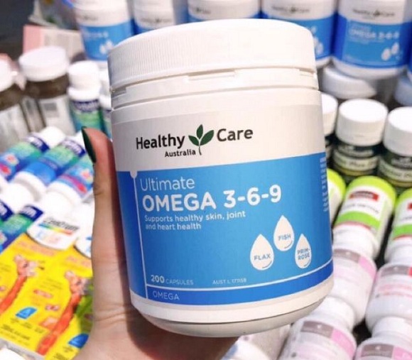 Omega 3-6-9 Healthy Care mẫu mới 200 viên chính hãng Úc 3