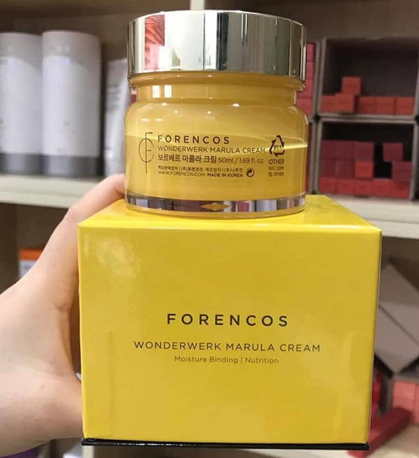 Kem dưỡng Forencos màu vàng Wonderwerk Marula Cream 8