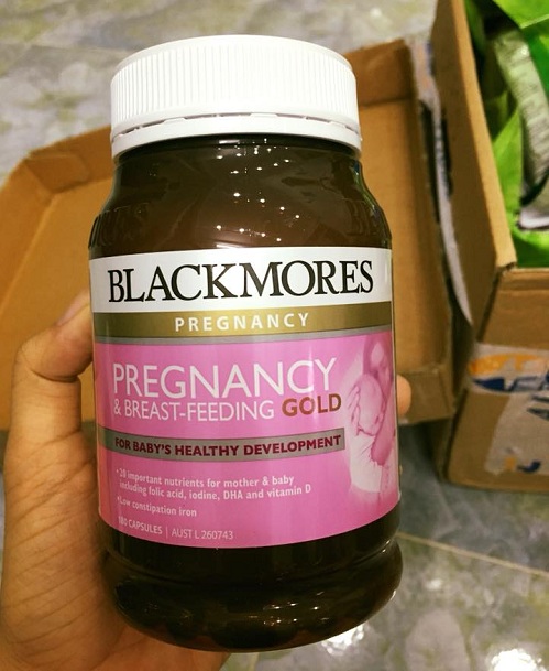 Blackmores Pregnancy Gold - Vitamin cho bà bầu của Úc 180v 1