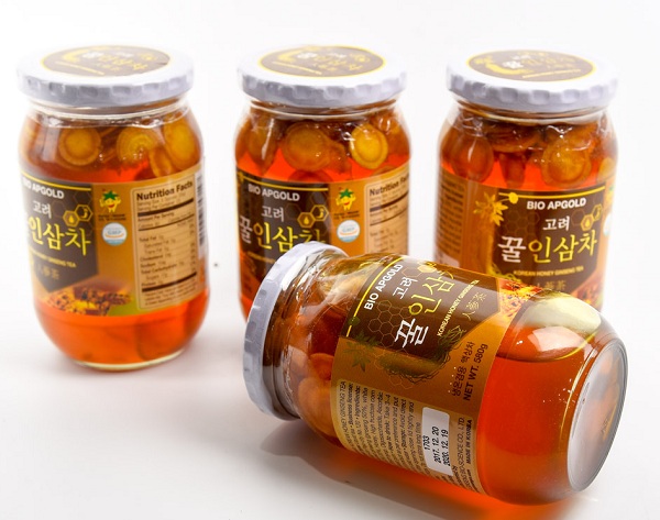 Nhân sâm tươi ngâm mật ong 580g Hàn Quốc Bio Apgold 7