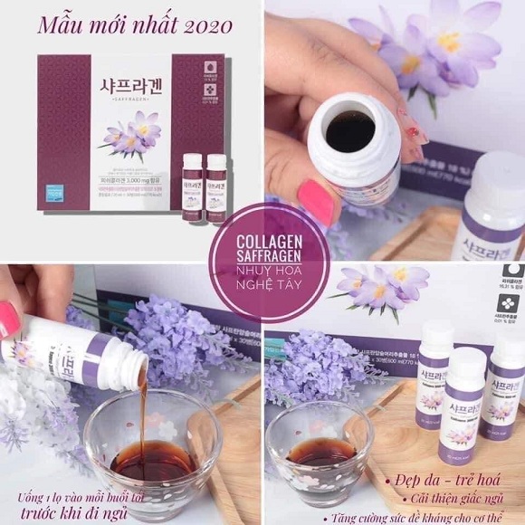 Nước uống Collagen Saffron Hàn Quốc có tốt không? 7