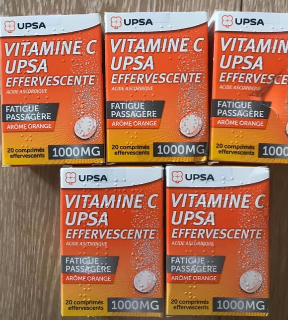 Viên sủi Vitamine C 1000mg UPSA của Pháp - Hộp 20 viên 7