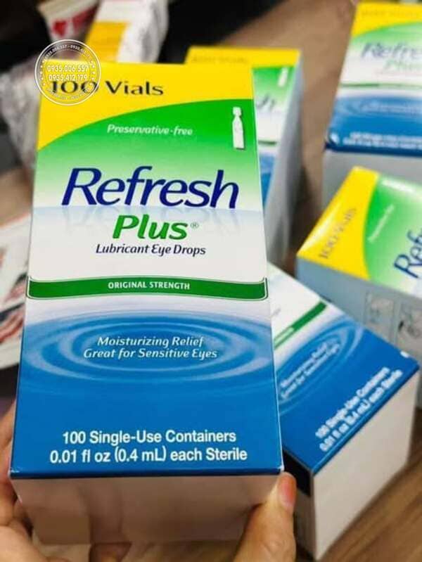 Giới thiệu sản phẩm thuốc nhỏ mắt Refresh Plus của Mỹ