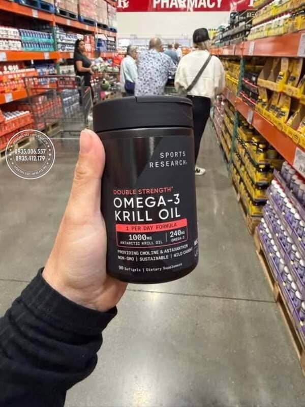 Omega 3 Krill Oil Sports Research 1000mg là gì?