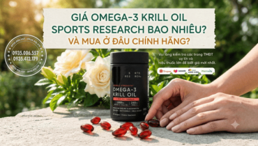 Omega 3 Krill Oil Sports Research giá bao nhiêu và mua ở đâu?