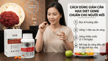 Cách dùng giảm cân Max Diet Genie chuẩn cho người mới